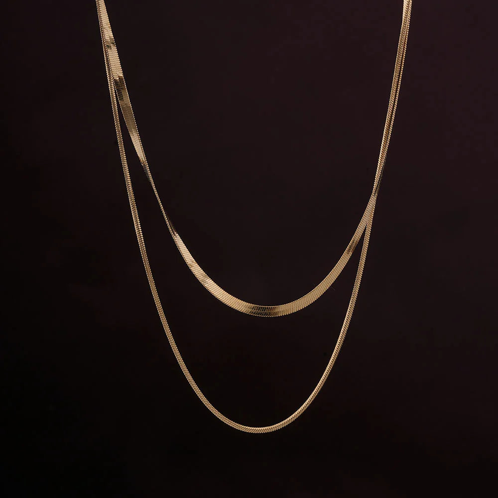 Snake gold chain