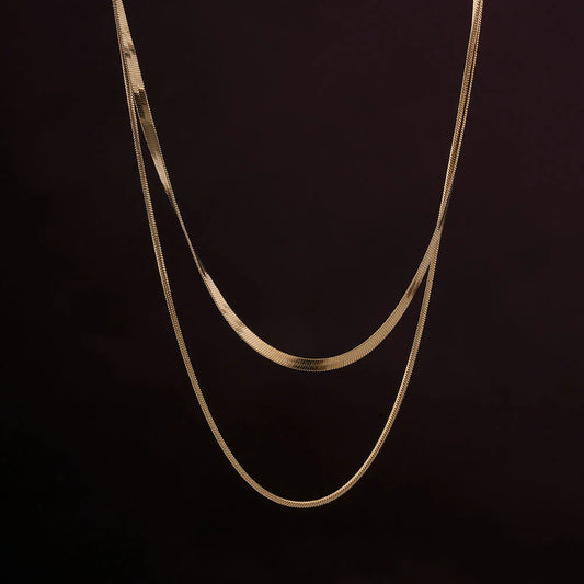 Snake gold chain