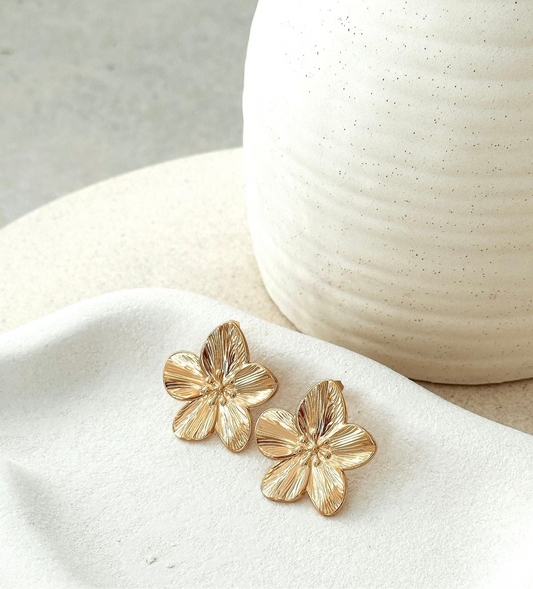 Flower earrings